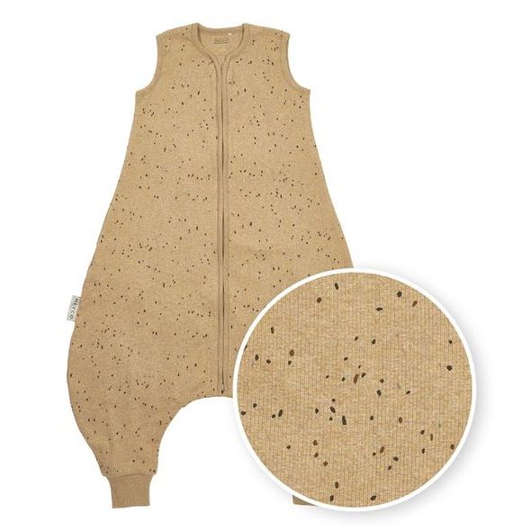 MEYCO LETNÍ JUMPER RIB MINI SPOT VEL.80 - TOFFEE MELANGE - SPACÍ PYTLE - SPINKÁNÍ