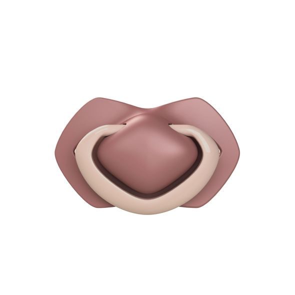 CANPOL BABIES SET SYMETRICKÝCH SILIKONOVÝCH DUDLÍKŮ LIGHT TOUCH 6-18M PURE COLOR RŮŽOVÝ - ŠIDÍTKA A DOPLŇKY - KRMENÍ