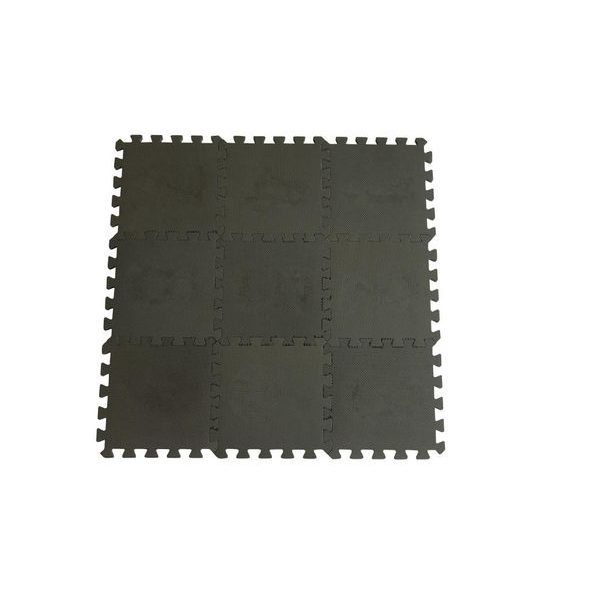 BABYDAN HRACÍ PODLOŽKA PUZZLE DUSTY GREY 90X90 CM - HRACÍ PODLOŽKY NA ZEM - SPINKÁNÍ