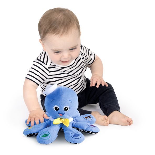 BABY EINSTEIN HRAČKA HUDEBNÍ CHOBOTNICE OCTOPLUSH™ 3M+ - MOTORICKÉ A HUDEBNÍ - PRO DĚTI