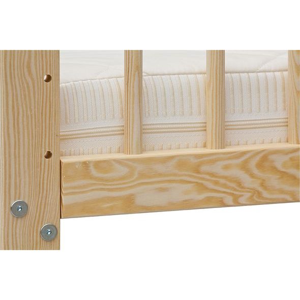 SCARLETT DĚTSKÁ POSTÝLKA S VYNDAVACÍMI PŘÍČKAMI ALENKA ECO (BOROVICE) 120X60CM - DŘEVĚNÉ POSTÝLKY - SPINKÁNÍ