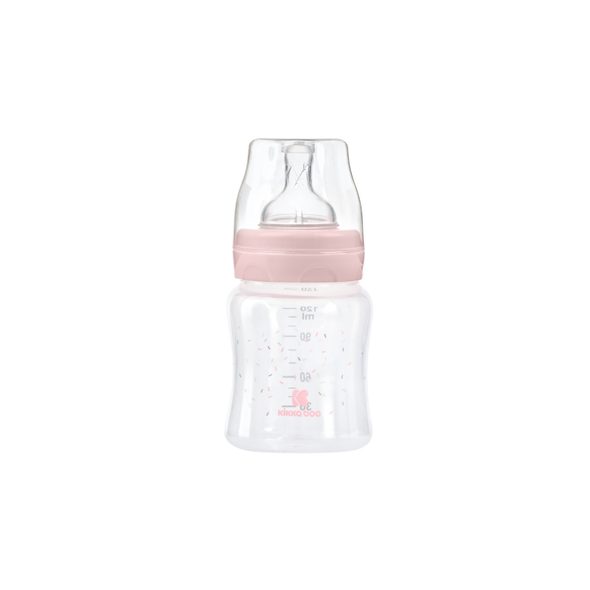 KIKKABOO KOJENECKÁ LÁHEV 120ML 0M+ HIPPO DREAMS PINK - KOJENECKÉ LAHVE - KRMENÍ