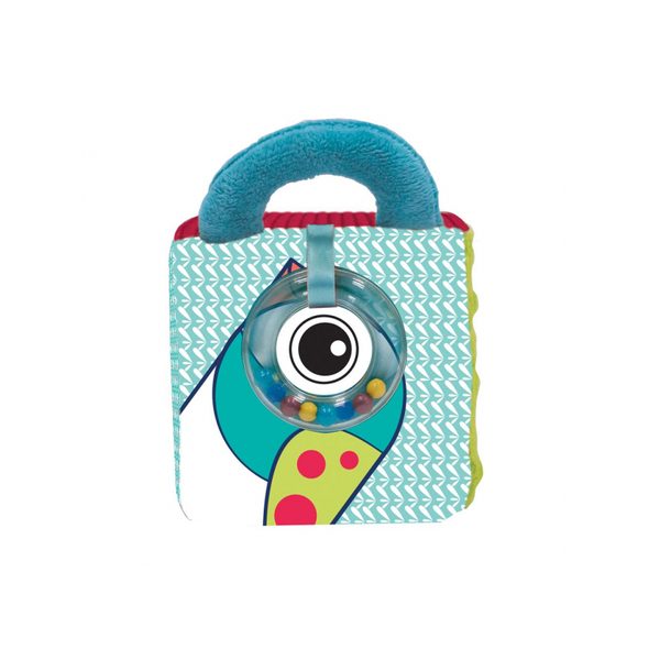 LUDI KOSTKA TEXTILNÍ S AKTIVITAMI JUNGLE - HRAČKY PRO NEJMENŠÍ - PRO DĚTI