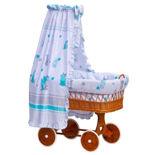 SCARLETT NEBESA NAD PROUTĚNÉ KOŠE A KOLÉBKY SCARLETT PUPIS MODRÁ - NEBESA NAD POSTÝLKU - SPINKÁNÍ