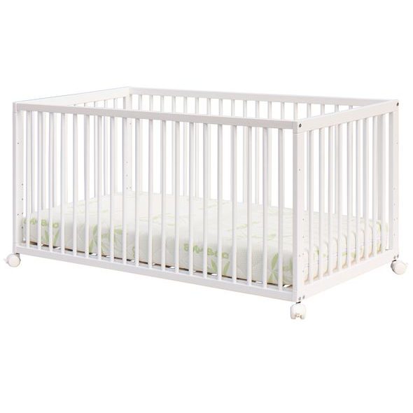 SCARLETT DĚTSKÁ POSTÝLKA KOMBI S VYNDAVACÍMI PŘÍČKAMI BUK BÍLÁ 140X70CM - DŘEVĚNÉ POSTÝLKY - SPINKÁNÍ