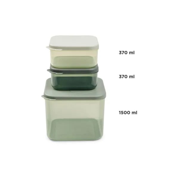 DONE BY DEER POTRAVINOVÉ BOXY ELPHEE, VEL. L 3KS - ZELENÉ - KOUSÁTKA - PRO DĚTI