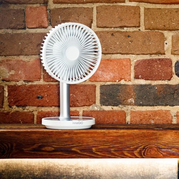 INNOGIO STOLNÍ USB VENTILÁTOR S PODSVÍCENÍM GIO AIR MIDI - ZVLHČOVAČE A ČISTIČKY VZDUCHU - SPINKÁNÍ