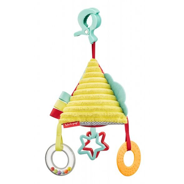VULLI ZÁVĚSNÁ PYRAMIDA ŽIRAFA SOPHIE - HRAČKY K ZAVĚŠENÍ - PRO DĚTI