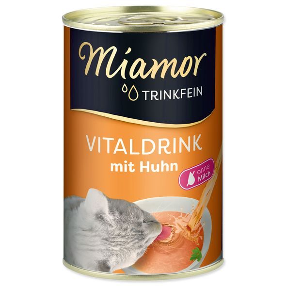 VITAL DRINK MIAMOR KUŘE - KONZERVY PRO KOČKY - CHOVATELSKÉ POTŘEBY MALVÍKZOO