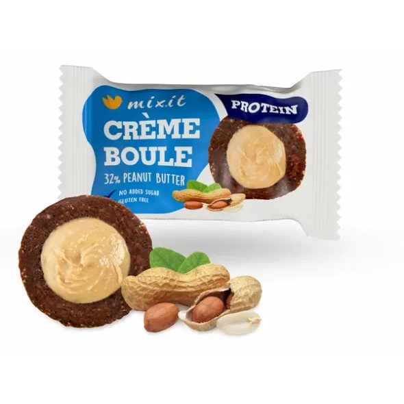 PROTEINOVÁ CRÈME BOULE - PEANUT BUTTER - SLADKÉ ZOBÁNÍ - PRO MAMINKY