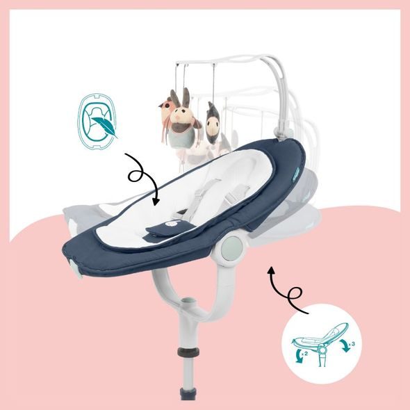 BABYMOOV LEHAČKA SWOON AIR - LEHÁTKA A HOUPADLA - SPINKÁNÍ