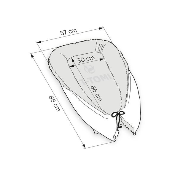 T-TOMI HNÍZDEČKO PRO MIMINKO VELVET - HNÍZDEČKA - SPINKÁNÍ
