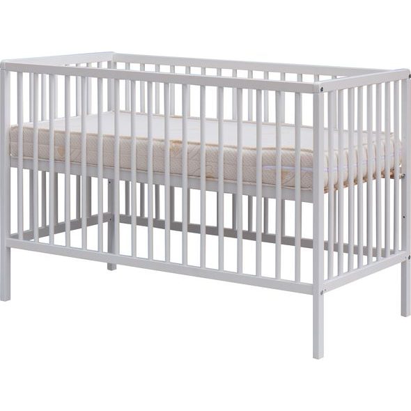 SCARLETT LEVNÁ POSTÝLKA SCARLETT GLERA - BÍLÁ (BUK) - VYNDAVACÍ PŘÍČKY - 120 X 60 CM - DŘEVĚNÉ POSTÝLKY - SPINKÁNÍ