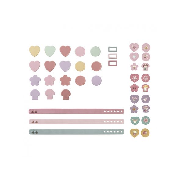 LITTLE DUTCH KREATIVNÍ SADA NÁRAMKY FAIRY GARDEN - NAVLÉKÁNÍ - PRO DĚTI