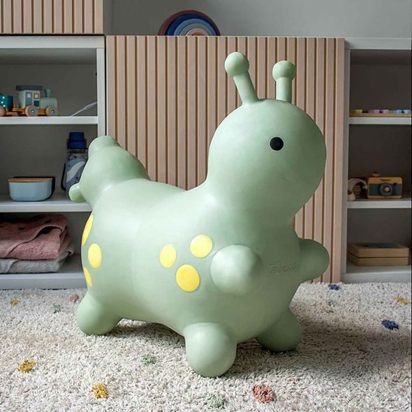 KINDSGUT SKÁKACÍ ZVÍŘÁTKO HOUSENKA - HOPSADLA - PRO DĚTI