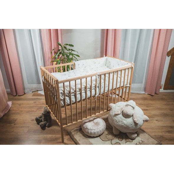 ENIE BABY POVLEČENÍ BAVLNĚNÉ MYŠKY 100X135 A 40X60 CM - POVLEČENÍ DO POSTÝLKY - SPINKÁNÍ