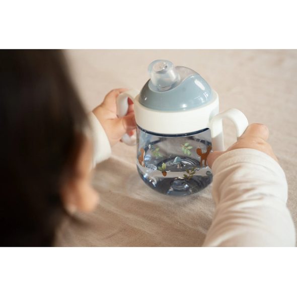 LITTLE DUTCH HRNEK S PÍTKEM 200 ML FOREST FRIENDS - DĚTSKÉ HRNEČKY - KRMENÍ