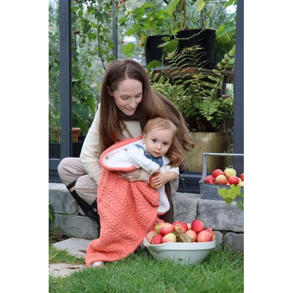 VINTER & BLOOM DEKA CUDDLY SOFT CORAL - DĚTSKÉ DEKY PRO MIMINKA - SPINKÁNÍ