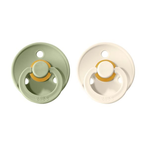 BIBS COLOUR DUDLÍKY Z PŘÍRODNÍHO KAUČUKU 2KS VEL.3 - ŠIDÍTKA A DOPLŇKY - KRMENÍ