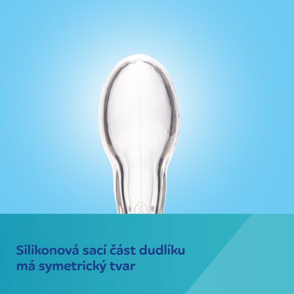 CANPOL BABIES DUDLÍK 18M+ SILIKONOVÝ SYMETRICKÝ BUNNY & COMPANY MODRÝ - ŠIDÍTKA A DOPLŇKY - KRMENÍ