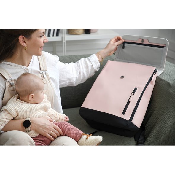 BEABA PŘEBALOVACÍ BATOH OSLO DUSTY PINK - PŘEBALOVACÍ BATOHY - KOČÁRKY A PŘÍSLUŠENSTVÍ