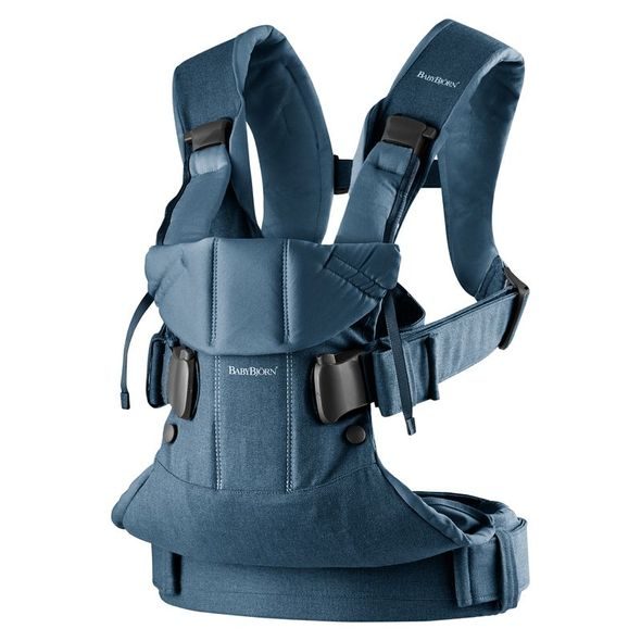 BABYBJÖRN ERGONOMICKÉ NOSÍTKO ONE CLASSIC DENIM/MIDNIGHT BLUE COTTON 2018 - ERGONOMICKÁ NOSÍTKA - NOŠENÍ & SPORT