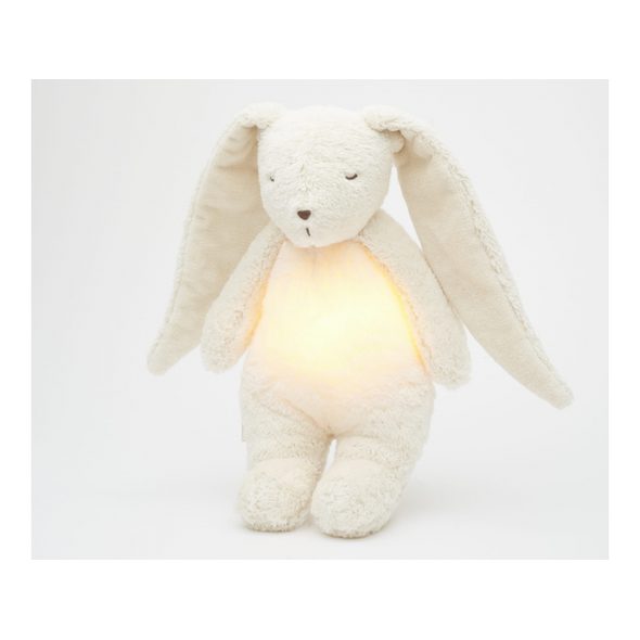 MOONIE USÍNÁČEK ZAJÍČEK 2.0 ORGANIC POLAR - USÍNÁČCI ŠUMÍCÍ / S TLUKOTEM - PRO DĚTI