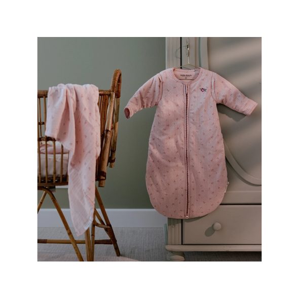 LITTLE DUTCH PLENA ZAVINOVACÍ 120X120 CM S POTISKEM PURE BLOSSOM - LÁTKOVÉ PLENY ALL IN ONE - PŘEBALOVÁNÍ