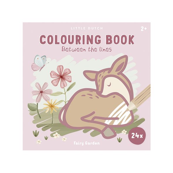 LITTLE DUTCH OMALOVÁNKY FAIRY GARDEN - VÝTVARNÉ POMŮCKY A HRAČKY - PRO DĚTI