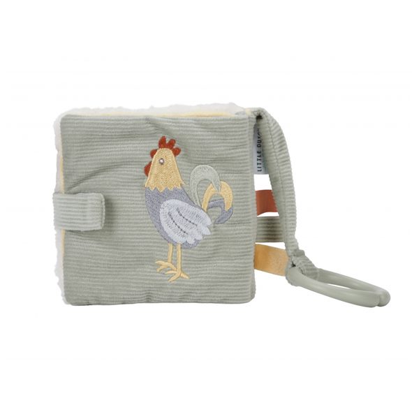 LITTLE DUTCH ZÁVĚSNÁ TEXTILNÍ KNÍŽKA S AKTIVITAMI FARMA - KNÍŽKY PRO NEJMENŠÍ - PRO DĚTI