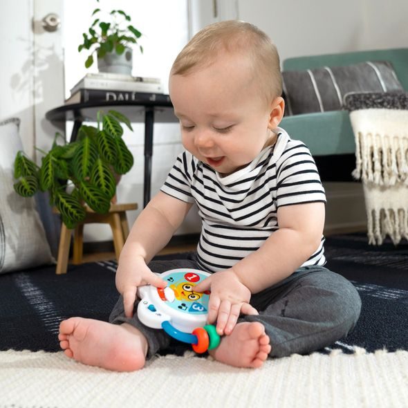 BABY EINSTEIN HRAČKA HUDEBNÍ BUBEN TINY TEMPO™ 3M+ - MOTORICKÉ A HUDEBNÍ - PRO DĚTI