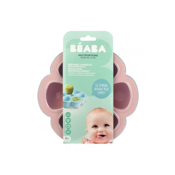 BEABA MULTI-DÁVKOVAČ NA JÍDLO 6X 150ML OLD PINK - USKLADNĚNÍ JÍDLA - KRMENÍ