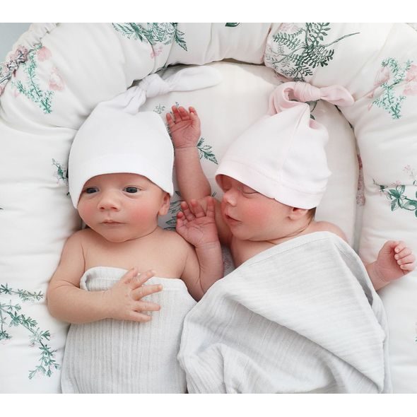 LULLALOVE HNÍZDEČKO PRO MIMINKO MOON GARDEN - HNÍZDEČKA - SPINKÁNÍ