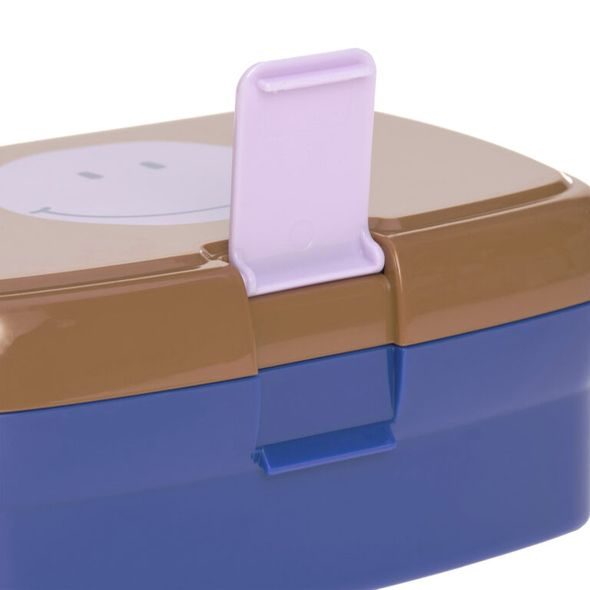 LÄSSIG LUNCH SET LITTLE GANG SMILE CARAMEL/BLUE - KRABIČKY NA SVAČINU - KRMENÍ