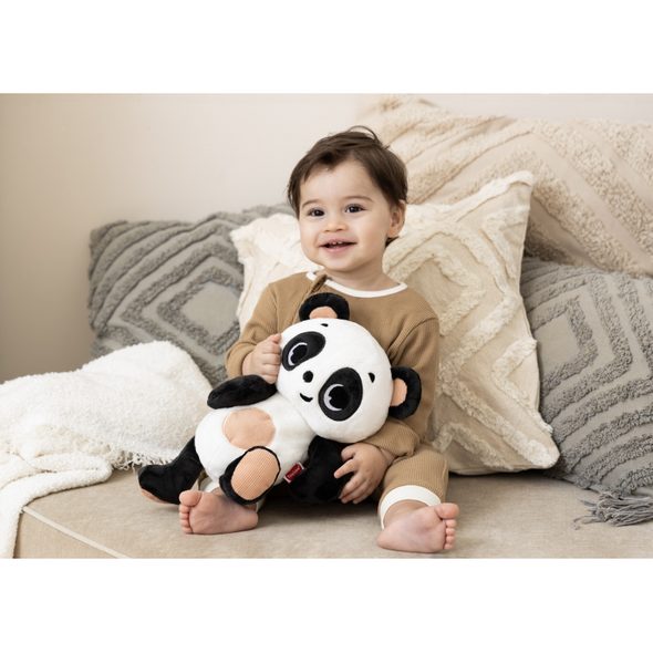 TINY LOVE USÍNÁČEK PANDA BLACK & WHITE - USÍNÁČCI MAZLÍCÍ - PRO DĚTI