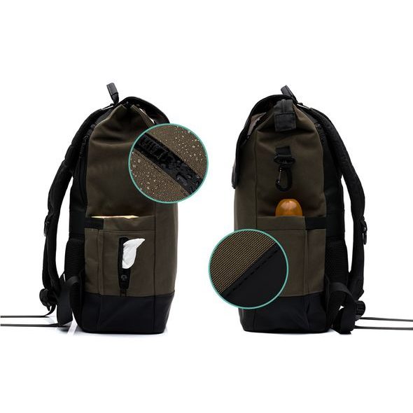 FILLIKID BATOH NA PLENY OSAKA KHAKI - PŘEBALOVACÍ BATOHY - KOČÁRKY A PŘÍSLUŠENSTVÍ