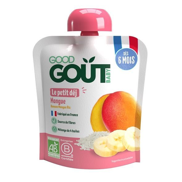 GOOD GOUT BIO MANGOVÁ SNÍDANĚ 70 G - OVOCE/DEZERTY - KRMENÍ