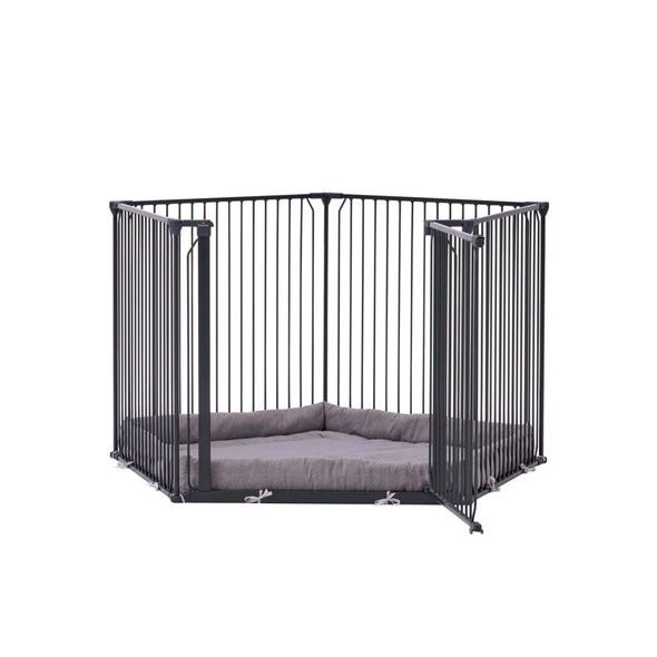 BABY DAN UNIVERZÁLNÍ OHRÁDKA BABYDAN COMBIFIT 5STRANNÁ OHRÁDKA, ČERNÁ - OHRÁDKY - KOUPÁNÍ A ZDRAVÍ