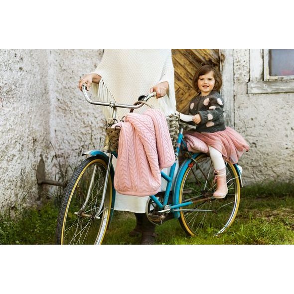 VINTER & BLOOM DEKA CUDDLY DUSTY ROSE - DĚTSKÉ DEKY PRO MIMINKA - SPINKÁNÍ