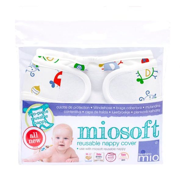 BAMBINO MIO PLENKOVÉ KALHOTKY MIOSOFT BÍLÉ - PLENKOVÉ KALHOTKY - PŘEBALOVÁNÍ