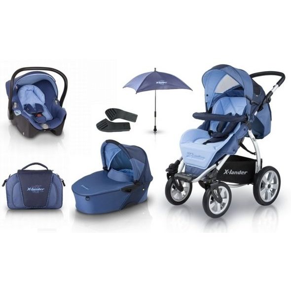 X-LANDER SET XA 2011 XXV - TROJKOMBINACE - KOČÁRKY A PŘÍSLUŠENSTVÍ