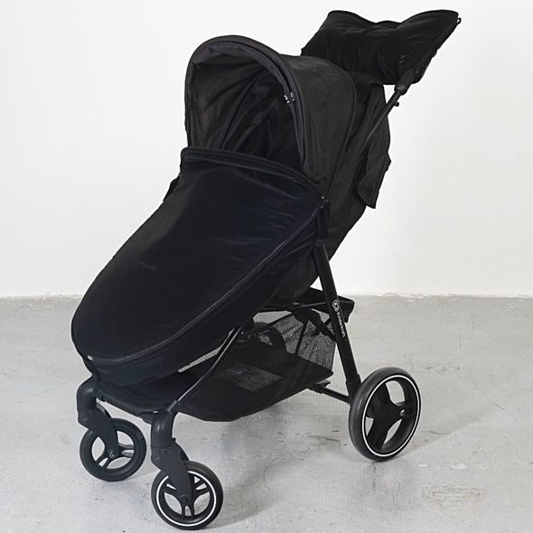 PINKIE ZATEPLENÝ NÁNOŽNÍK PINKIE DARK BLACK - NÁNOŽNÍKY - KOČÁRKY A PŘÍSLUŠENSTVÍ