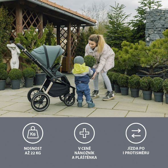 ZOPA KOČÁREK MOVE CROSS 2 + HLUBOKÁ KORBA XL ZDARMA - DVOJKOMBINACE - KOČÁRKY A PŘÍSLUŠENSTVÍ