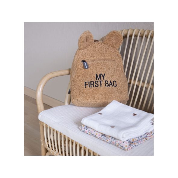 CHILDHOME DĚTSKÝ BATOH MY FIRST BAG TEDDY BEIGE - BATOHY A TAŠKY - PRO DĚTI