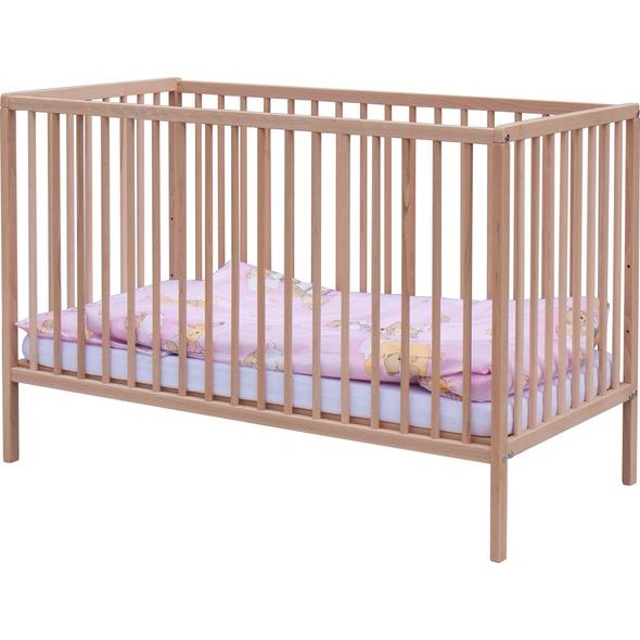 SCARLETT DĚTSKÁ POSTÝLKA S KOMPLETNÍ VÝBAVOU SCARLETT 120X60CM MRÁČEK RŮŽOVÁ - DŘEVĚNÉ POSTÝLKY - SPINKÁNÍ