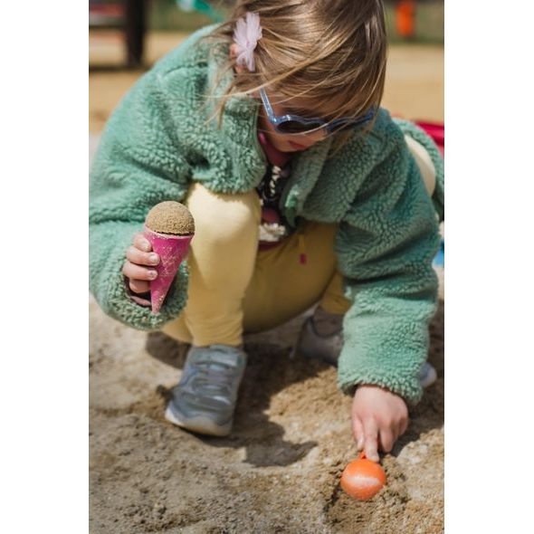 COMPACTOYS SKLÁDACÍ SADA NA PÍSEK 7V1 ČERVENÁ - HRAČKY NA PÍSEK - PRO DĚTI