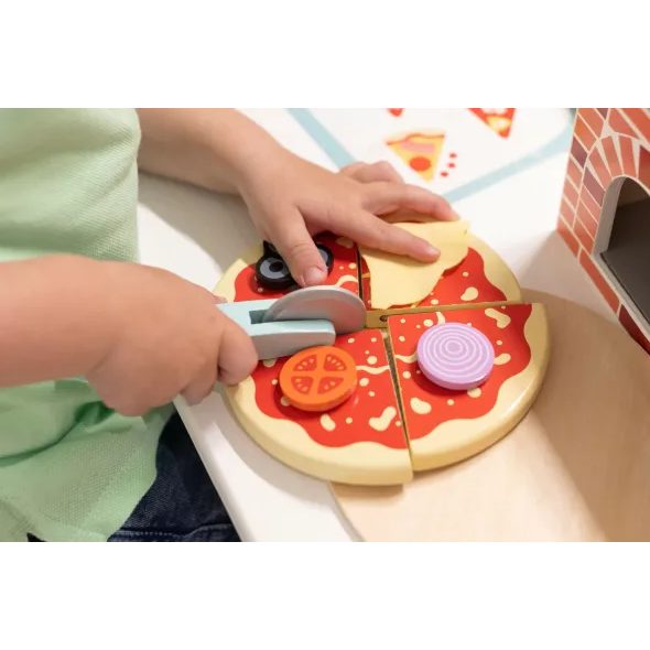 ZOPA DŘEVĚNÁ PIZZA V KRABIČCE - JAKO MAMINKA - PRO DĚTI