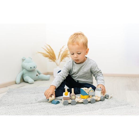 ZOPA DŘEVĚNÝ VLÁČEK - VLÁČKY - PRO DĚTI