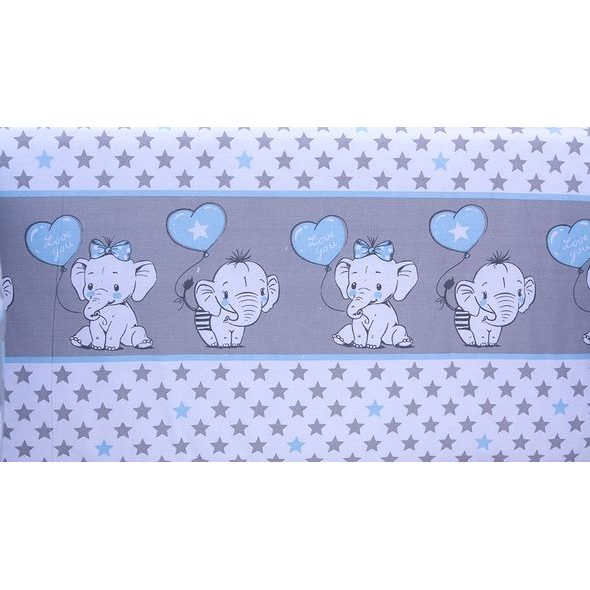 SCARLETT SOUPRAVA DO POSTÝLKY 2-DÍLNÉ GUSTO MODRÁ 90X120CM - POVLEČENÍ DO POSTÝLKY - SPINKÁNÍ