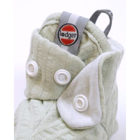 LODGER SLIPPER SEERSUCKER SILK 0 - 3 MĚSÍCE - BOTIČKY - PRO DĚTI